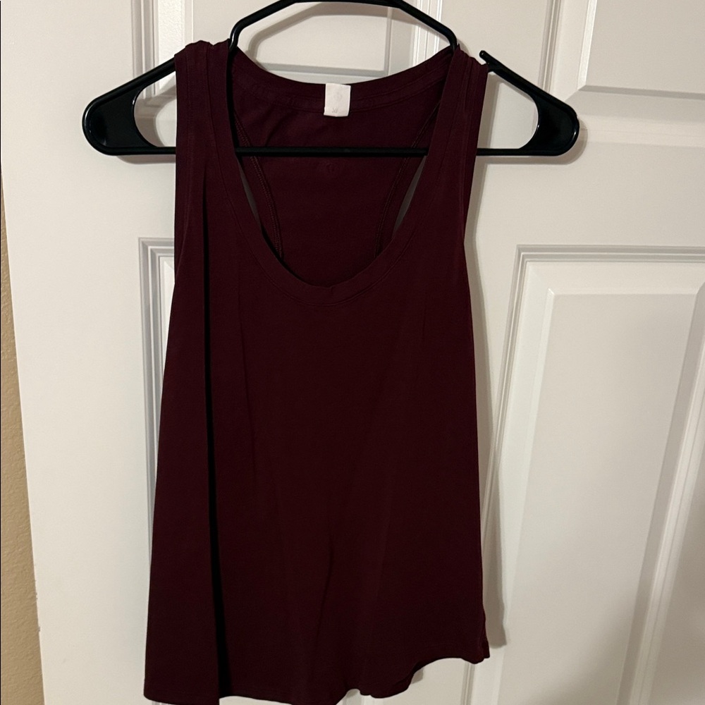 Lululemon Burgundy Tank Top